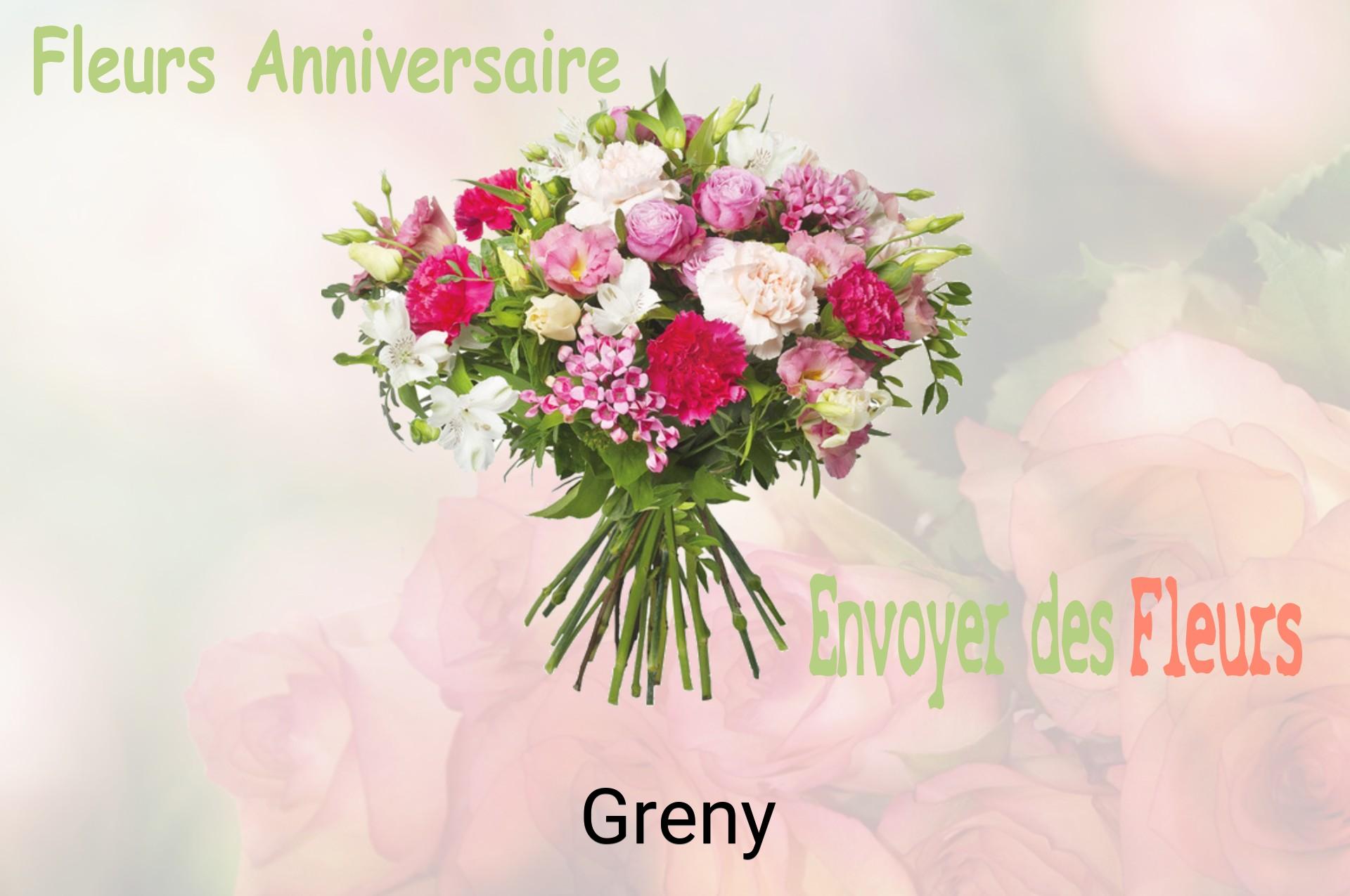 Bouquet de fleurs d’anniversaire livré à Greny